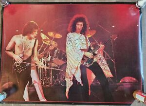 Vintage Queen Freddie Mercury Poster 1978 Big O