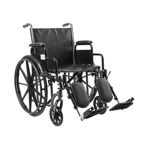 McKesson Wheelchair Steel 20"W x 16"D Swing-Away Footrest 146-SSP220DDA-ELR - Picture 1 of 4