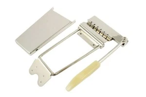 NEW- Long Gibson Style Vibrato With Arm & Cover, NICKEL - Picture 1 of 1