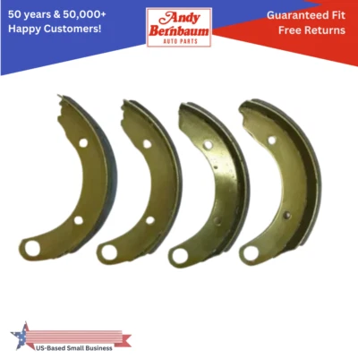 Juego de 4 zapatas de forro de freno trasero y delantero Plymouth 1955-1956 1122734 Foto 1 de 4