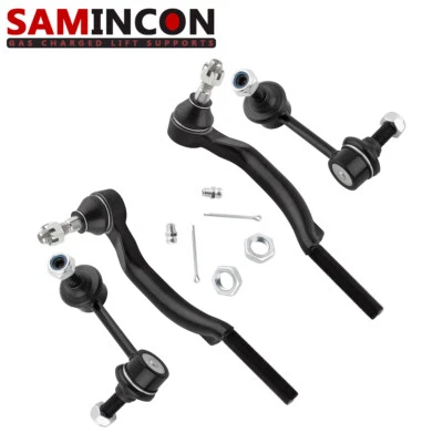 4x Front Outer Tie Rod Sway Bars for Isuzu Ascender 2003 Models w/16mm Thread Foto 1 de 4