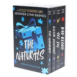 The Naturals Series By Jennifer Lynn Barnes 4 Books Box Set-Ages 12+ - Paperback - Picture 1 of 4
