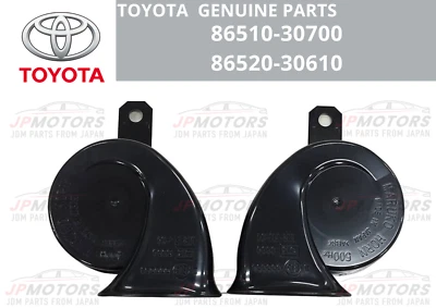 Juego de bocina alta baja TOYOTA Lexus LS600 600HL 86510-30700 86520-30610 FABRICANTE DE EQUIPOS ORIGINALES Foto 1 de 4