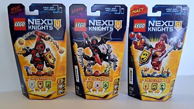 Lego Nexo Knights Ultimate Figs- Lavaria 70335 - Beast Master 70334 - Macy 70331 - Image 1 of 4