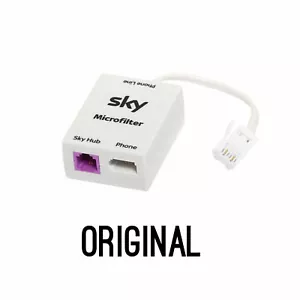 BT Sky ORIGINAL Microfilter RJ11 Modem Telephone Broadband ADSL - Picture 1 of 1
