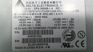 Delta Electronics Power Supply DPS-350MB-1A. FEDEX SHIPPING - Imagen 1 de 1