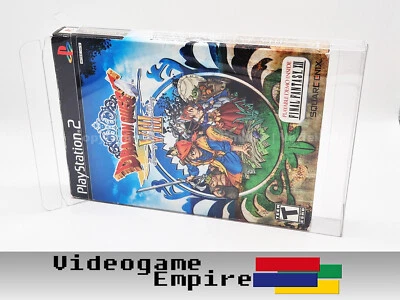 GAMEGUARD 1x Schutzhülle 0,5mm für Dragon Quest VIII NTSC-U/C First Print OVP PS2