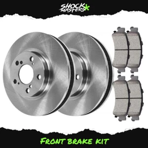 Front Brake Rotors Ceramic Pads Set Kit for 2006-2011 Honda Civic 262mm - Picture 1 of 8