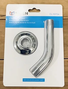 Moen CL10154 6" Shower Arm with 1/2" Connection, Chrome - Picture 1 of 4