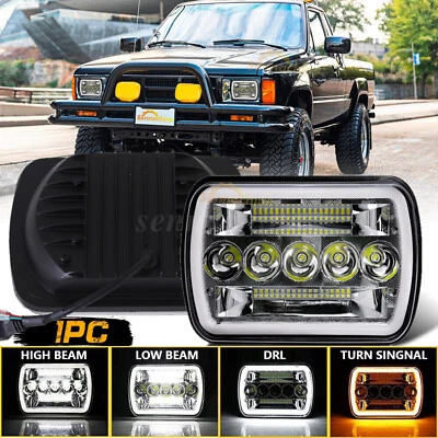 For 1982-1995 Toyota Pickup Truck 4Runner 5x7" 7x6" LED Headlight Hi/Lo Beam DRL Foto 1 de 4