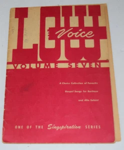 Folleto de canciones gospel vintage 1954 solos duetos tríos mezclados - Imagen 1 de 4