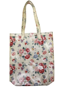 Cath Kidston London Tote bag Floral Travel Shopping Holidays Designer Coated - Picture 1 of 4