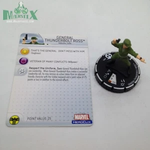 Heroclix Incredible Hulk set General Thunderbolt Ross #005 Fast Forces ¡con tarjeta! - Imagen 1 de 1