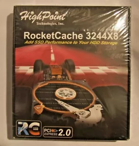 HighPoint RocketCache 3244X8 PCIe 2.0 x8 SATA SAS SSD-RAIDController Card - Picture 1 of 2