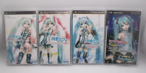 PSP Hatsune Miku Project DIVA 1 2 extend & UMD 39's Giving Day 4items Japan - Picture 1 of 12