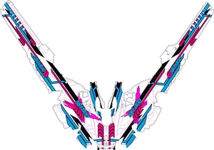 2023+ Ski Doo Gen5 Summit & Freeride Cast Graphic Kit Wrap Decals Design - Bild 1 von 2