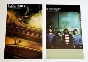 Bloc Party A Weekend In The City Promo Poster Silent Alarm Intimacy RARE - Picture 1 of 7
