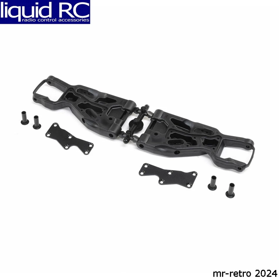 Team Losi Racing 244086 Front Arm Set w/Inserts: 8X 8XE 2.0 - Image 1 of 1