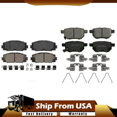 Pastilla de freno de disco delantera trasera Wagner 2X para Toyota Prius 2010-2015_LL Foto 1 de 4