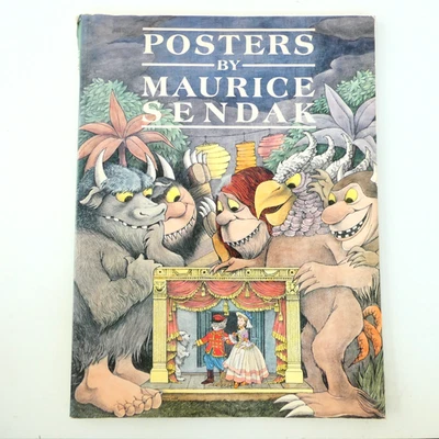Posters by MAURICE SENDAK Printed in 1986 1st Edition Large Paperback Incomplete - Image 1 of 4