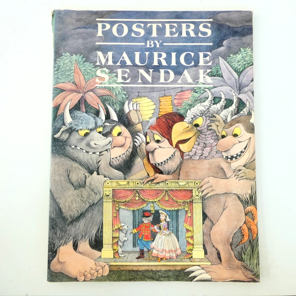 Posters by MAURICE SENDAK Printed in 1986 1st Edition Large Paperback Incomplete - Image 1 of 4