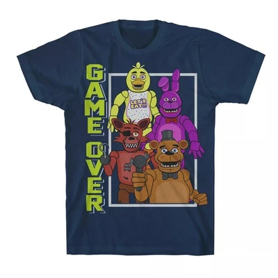 Five Nights At Freddy's T-Shirt Boy's Game Over Short Sleeve Graphic Tee - Image 1 of 3