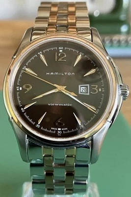 HamiltonJAZZMASTER VIEWMATIC AUTOMÁTICO |34mm| H321305195. Recientemente reparado  Foto 1 de 4