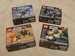 New Lego Star Wars 75125 75128 75129 75162 Microfighters Sealed Boxes ( 4 Sets ) - Picture 1 of 10