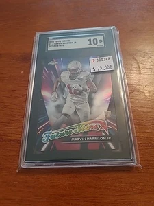 2024 Topps Chrome Marvin Harrison Jr FS RC #FS-8 SGC 10 GM G000348 - Picture 1 of 3