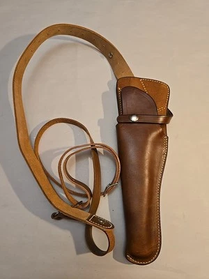 Funda de cuero Thompson Center usada como funda de cinturón de hombro o estándar para mano izquierda Foto 1 de 4