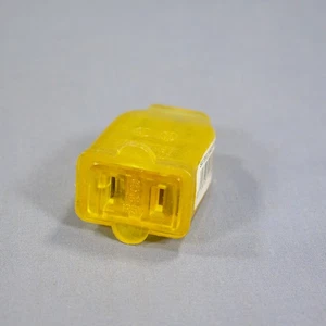 Cooper SA155GD Gold 15A Connector Cord End 125V Non-Grounding Polarized 1-15R - Picture 1 of 4