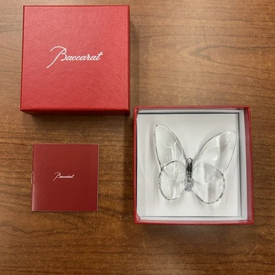 Baccarat Papillon Lucky Clear Butterfly 2102545 - Nuevo En Caja Envío Gratis Foto 1 de 4