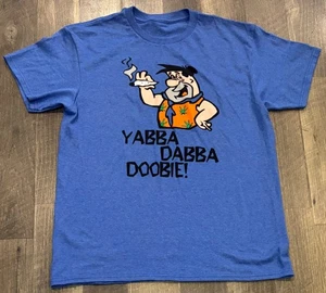 Yabba Dabba Doobie lustiges Gras Zitat Parodie Flinstones T-Shirt - Bild 1 von 4