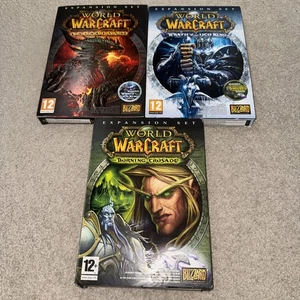 World of WarCraft Expansion Sets - Burning Crusades, Lich King, Cataclysm - Picture 1 of 7