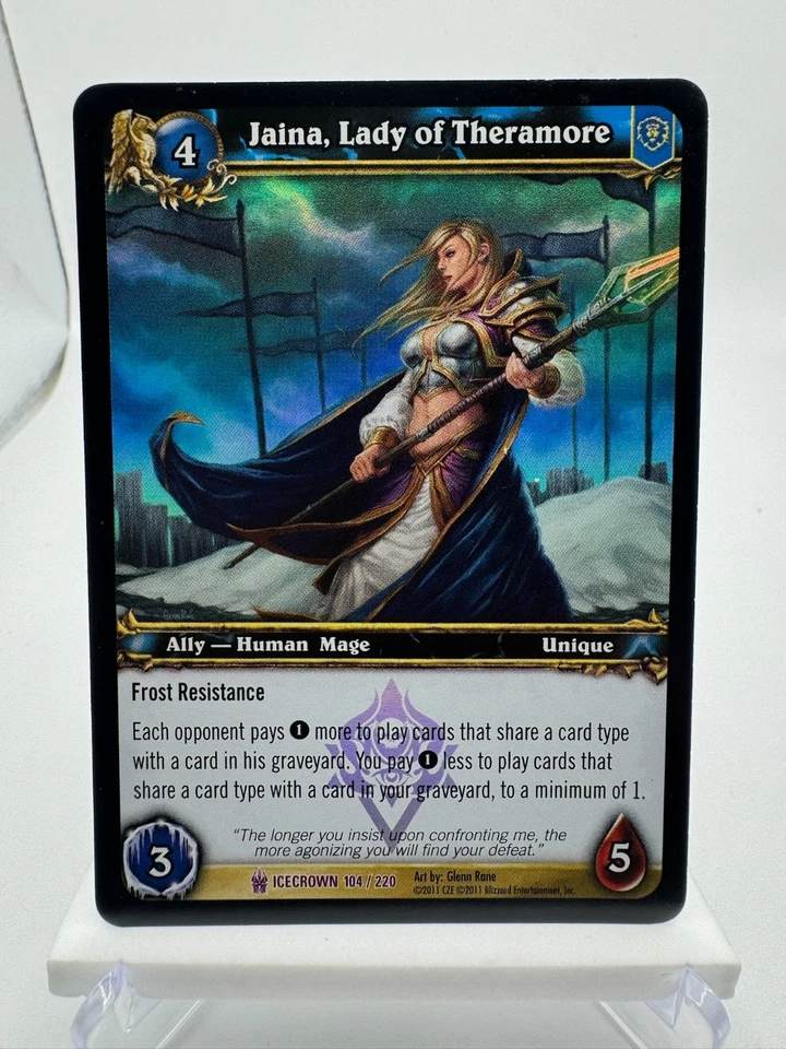 World of Warcraft TCG Foil Promo Icecrown Jaina, Lady of Theramore - Image 1 of 1