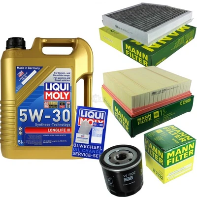 INSPEKTIONSKIT FILTER LIQUI MOLY ÖL 5L 5W-30 für Mercedes-Benz B-Klasse W246 - Bild 1 von 4