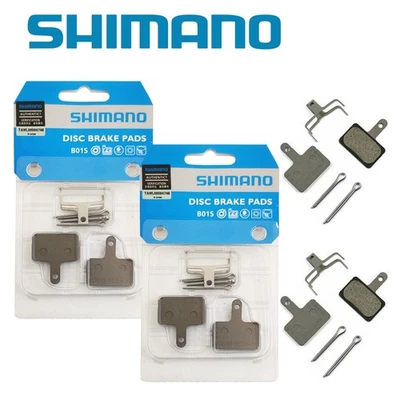 2 Pairs Shimano B01S Resin Disc Brake Pads for M315 Mt200 M355 M395 Acera Alivio - Image 1 of 4