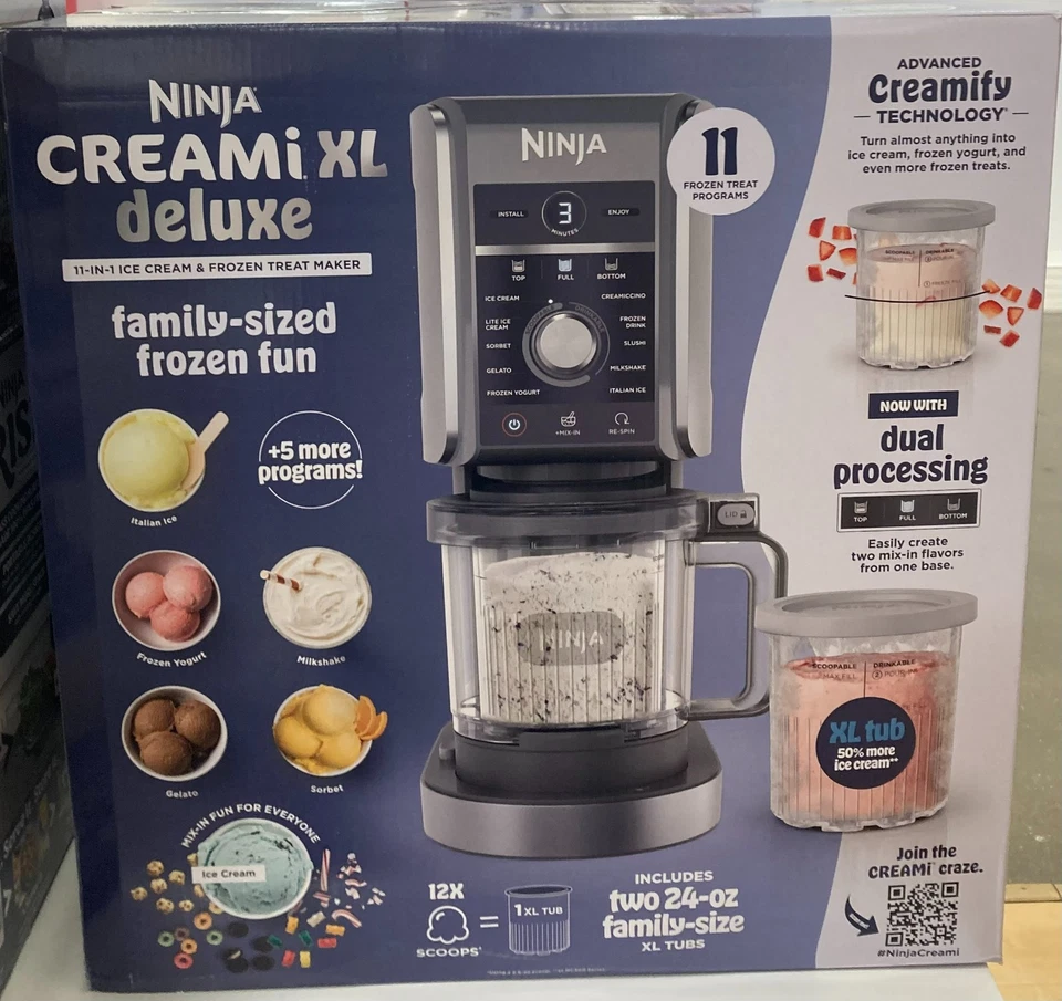 Ninja CREAMi Deluxe XL Ice Cream Maker 11-in-1 - Image 1 of 1