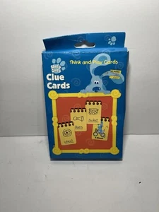 Blues Clues Story Kartenspiel 1999 Educational & Fun Think & Play Clue Cards - Bild 1 von 2