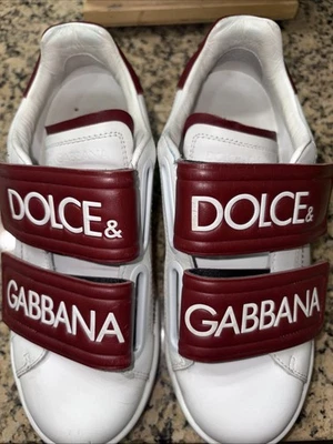 Dolce & Gabbana 白色低帮儿童运动鞋 — 第 1/4 张图片