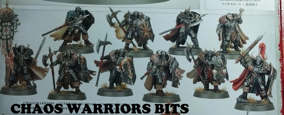 WARHAMMER AGE OF SIGMAR SLAVES TO DARKNESS CHAOS WARRIORS BITS - Imagen 1 de 1
