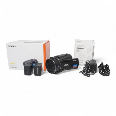 Sony FDR-AX43 4K Camcorder Schwarz OVP Handycam Video Full HD 20x Zoom, sehr gut - Bild 1 von 4