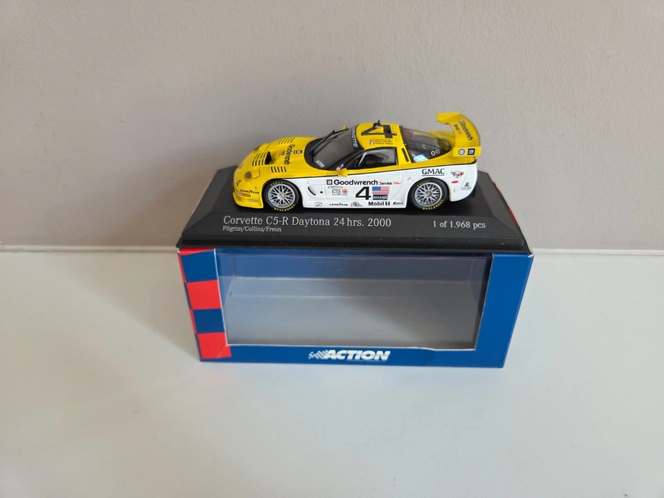 Minichamps 1/43 Corvette CR-5 Pilgrim/Collins/Freon - Daytona 2000 - AC4001404 - Image 1 of 4