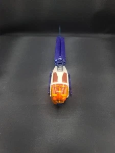 MAJORETTE POLICE HELICOPTER CHOPPER COPTER BLUE & RED & WHITE VINTAGE GAZELLE - Picture 1 of 8