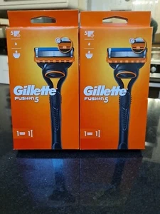 Gillette Fusion5 Razor For Men 2 Handles Plus 2 Blades Precision Trimmer - 2 Pck - Picture 1 of 1