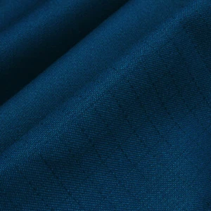 Stoff Baumwolle Carbon Satin marine farbecht flammhemmend reißfest blau - Bild 1 von 2