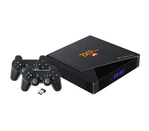 Android TV Game Box 12.0 Con 2 Joystick 8k Ultra HD 128G Console Videogiochi TV - Foto 1 di 6