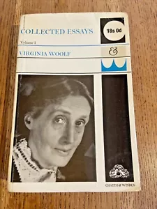 Collected Essays Vol I by Virginia Woolf 1966 UK Chatto & Windus PB 1st VGC - Foto 1 di 7