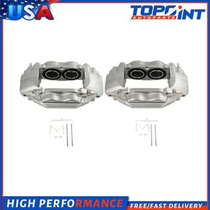Fits 2016-2021 TOYOTA TUNDRA (Built After 08/2015) Set of 2 Front Brake Calipers - Picture 1 of 7