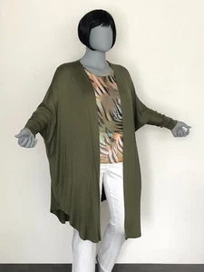 COMEOR Lagenlook-Jacke Shirtjacke Cardigan Überwurf knielang 38 - 52 neu - Bild 1 von 12